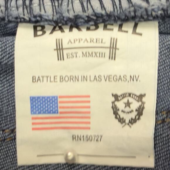 Barbell Apparel Jeans Men’s 30 Blue Athletic Fit Stretch Denim Pants - Picture 11 of 13